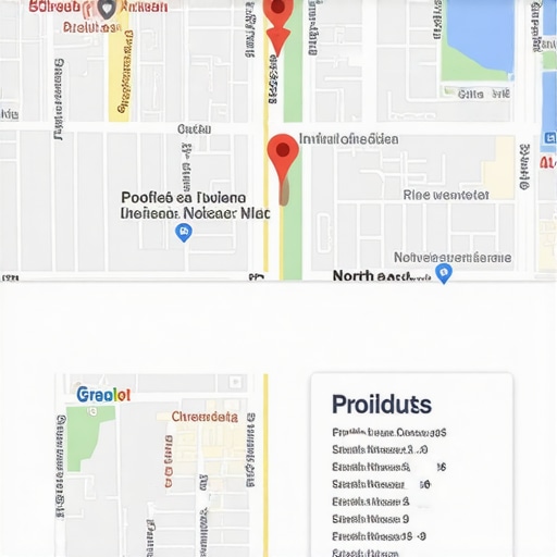 Visual guide showing steps to improve Google Maps listing for local businesses