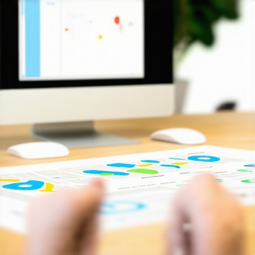 Local SEO Strategy Meeting Business team discussing local SEO strategies with maps and analytics in North Las Vegas