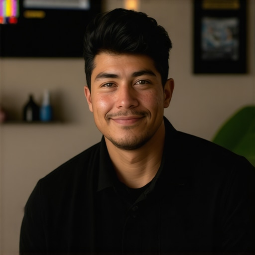 Business owner updating Google My Business profile with new photos and reviews in North Las Vegas