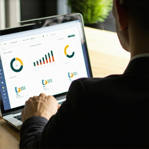 Business owner reviewing local SEO data to optimize Google My Business