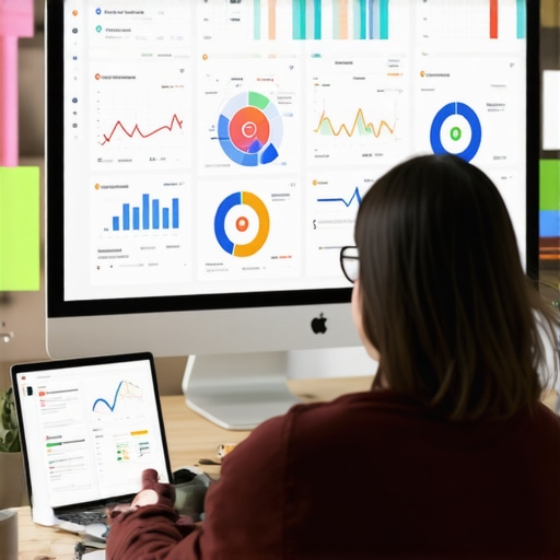 Person reviewing local SEO analytics and tools for North Las Vegas