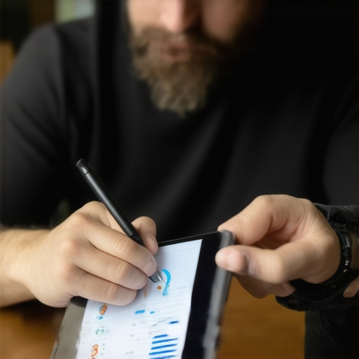 Business owner reviewing SEO analytics for North Las Vegas